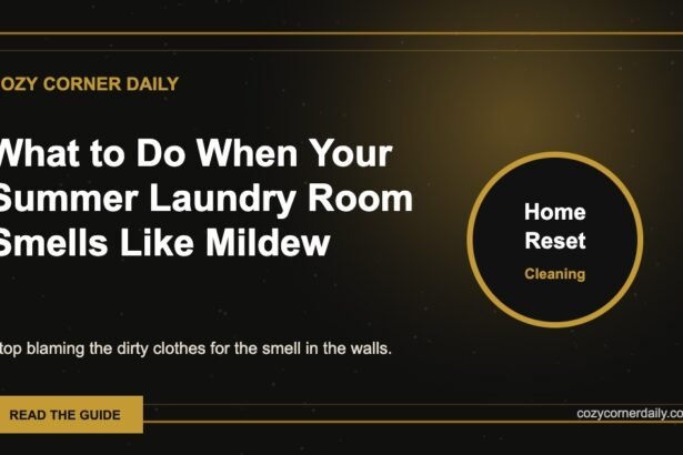 What to Do When Your Summer Laundry Room Smells Like Mildew