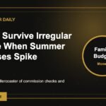 How to Survive Irregular Income When Summer Expenses Spike