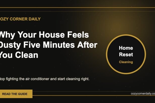 Why Your House Feels Dusty Five Minutes After You Clean