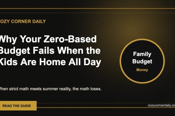 Why Your Zero-Based Budget Fails When the Kids Are Home All Day